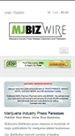 Mobile Screenshot of mjbizwire.com