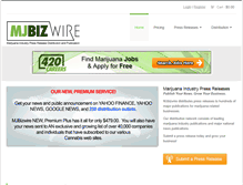 Tablet Screenshot of mjbizwire.com